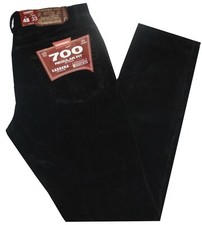 Pantalone uomo velluto 500 righe CARRERA  jeans 46 48 50 52 54 56 58 60 62 nero