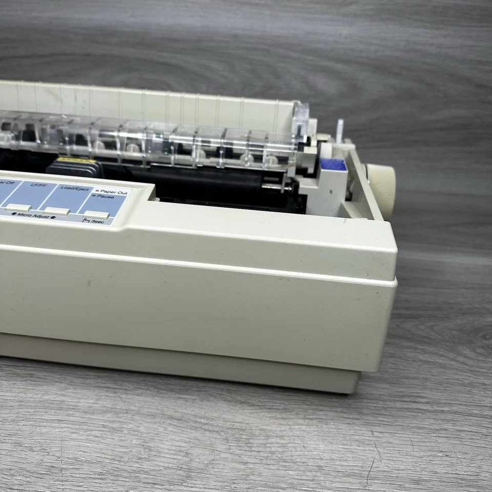 Epson LX-300+ Dot Matrix 9-Pin Printer Powers On **READ** - Image 4 of 4