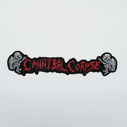 Cannibal Corpse Shaped EMBROIDERED BACK PATCH