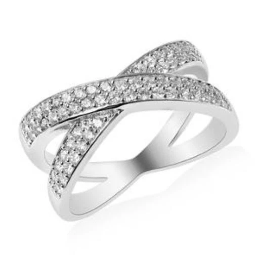 Swarovski cross ring sale