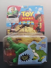 ORIGINAL 1995 Thinkway Disney's TOY STORY REX W/Glow in the Dark Parts *NRFB