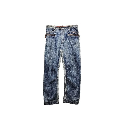 デニムブルー38RITM様 Indigo Red Men's 38x34 Jeans Lux Industrial Baggy Blue Denim 6