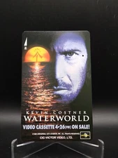WATER WORLD 1995 Kevin Costner Japanese Used telephone card   C762