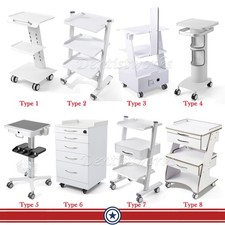 AZDENT Dental Mobile Cart with Drawers Medical/Endo Rolling Cart Built-in Socket