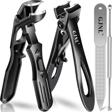 Toenail Clippers for Seniors Thick Toenails, Angled Head Large Toe Nail
