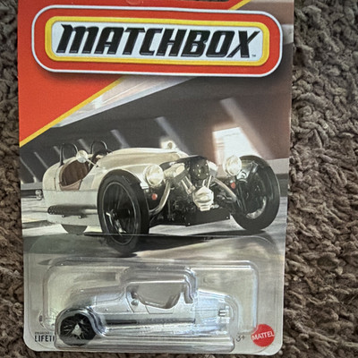 Matchbox 2021 Morgan 3 Wheeler 1:64 Silver Diecast Car Unopened Box
