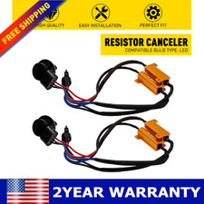 Wire Led Resistor Canceler Flash Error Decoder 3157 U Rear Turn Signal Lamps New