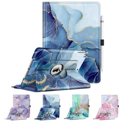 Hülle für Apple iPad 9. 8. 7. Generation 10.2 Leder 360 Drehbarer Ständer Cover