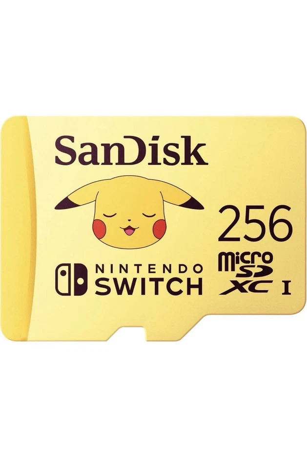 SanDisk Pokémon Pikachu 256GB microSDXC Flash Card for Nintendo Switch - Image 2 of 3