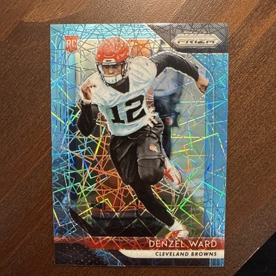 2018 Panini Prizm  Denzel Ward RC Blue Laser #241
