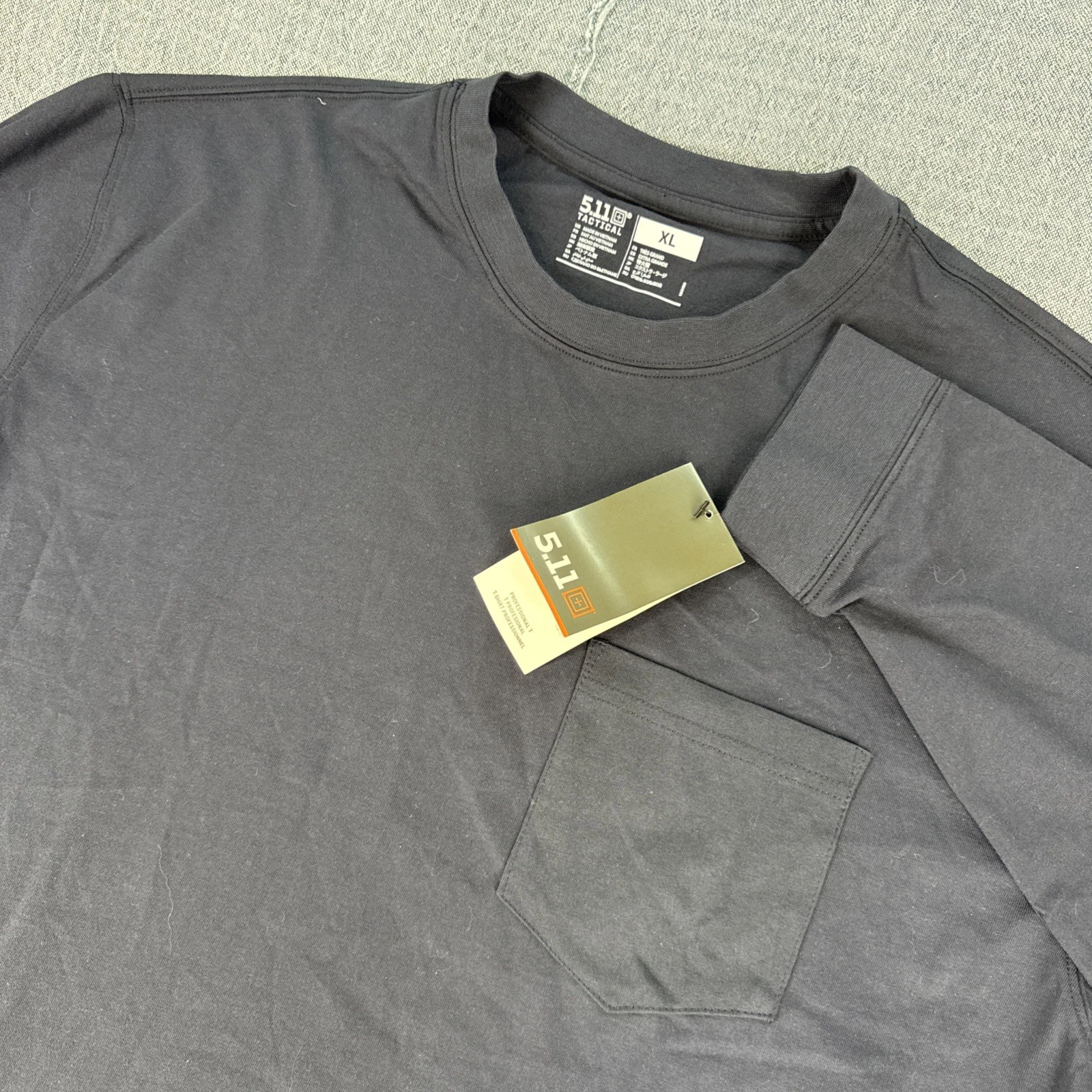 5.11 Tactical Long Sleeve Professional T Shirt Crew Neck Fire Navy Mens XL NEW