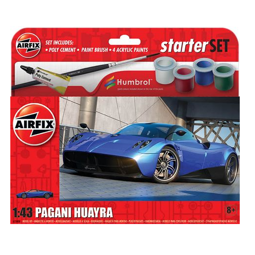 Airfix A55008 Pagani Huayra Starter Set 1:43 Scale Kit
