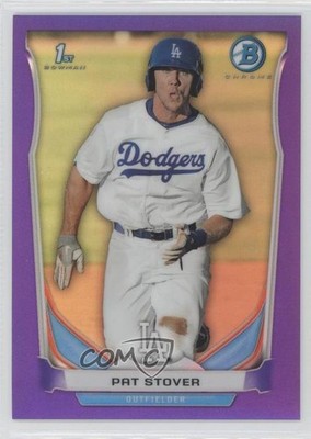2014 Bowman Prospects Chrome Retail Purple Refractor /199 Pat Stover #BCP95 0f8