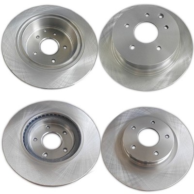 4pcs Front+Rear Disc Brake Rotors For 2007-2013 Nissan Altima Maxima Juke Sentra
