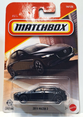 Matchbox Black 2019 Mazda 3 14/125 2025 | eBay