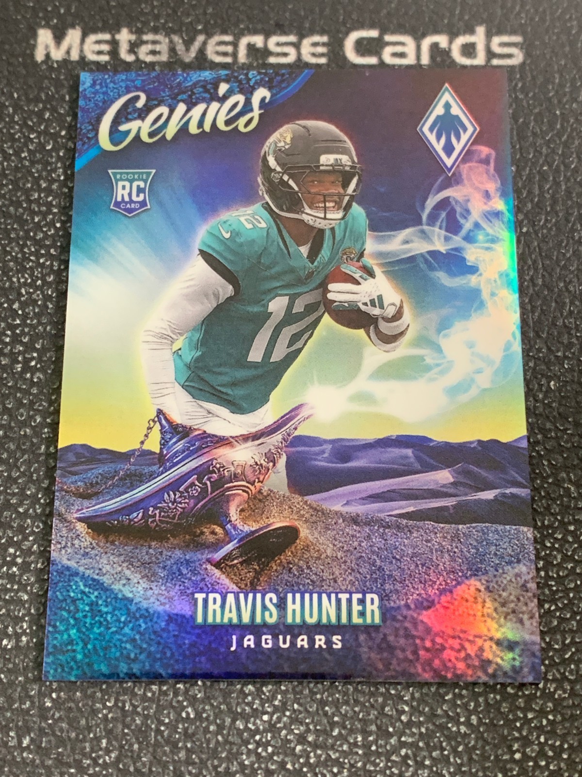 2025 Panini Phoenix Travis Hunter RC Rookie Genies #12 Jaguars Case Hit SSP