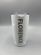 Hard Rock Cafe Florence White Classic Logo Tumbler New in Bag Mug Coffee Cup