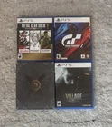 PS5 Game lot - Gran Turismo, Resident Evil Village, Metal Gear Solid Collection