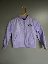 NIKE Bomber unisex Jacket Kids Lightweight Purple Agate size 6