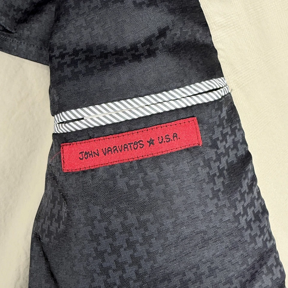 John Varvatos USA Blazer Mens 42 Cream 2 Button Lightweight Cotton Jacket - Image 3 of 4