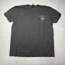 Harley Davidson T Shirt Mens Heather Gray Mermaid Orlando Florida Anchor Graphic