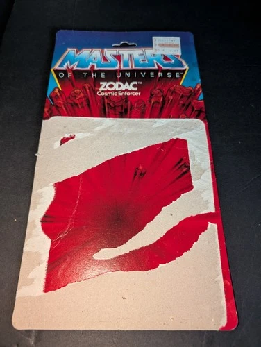 MOTU,Vintage ZODAC CARD BACK,Masters of the Universe,Original,He-Man 1981
