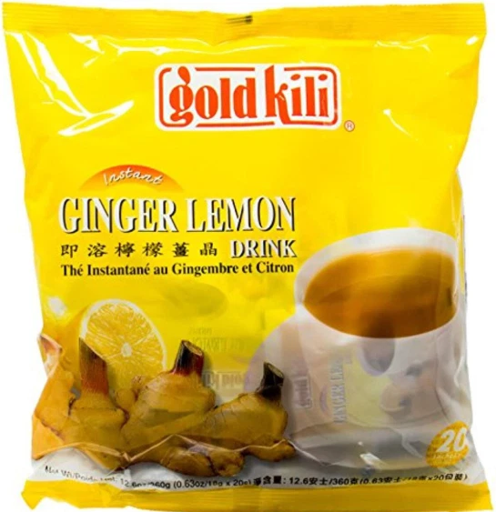 Gold Kili Instant Honey Ginger Drink 360g (20 Sachets) Expired 31/01/2025