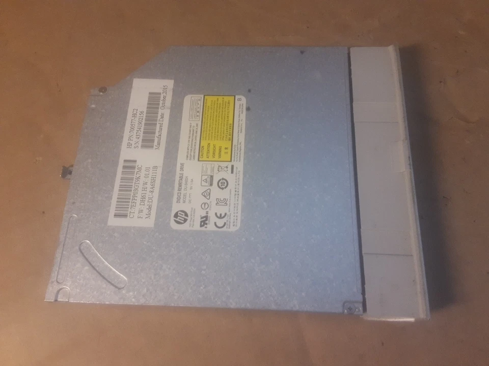 HP ENVY m7-n109dx 17.3" DVD/CD Burner Drive DU-8A6SH 700577-HC2 813784-001 - Image 2 of 4
