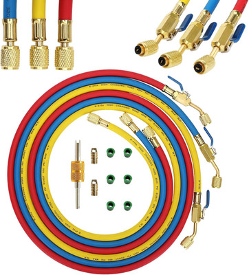 29986 plus II 1/4'' HVAC Hose with Compact Ball Valve,72'' Low Loss Refrigerant Ho