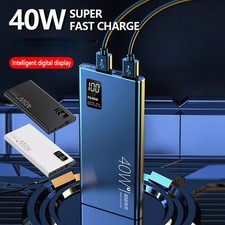 3 USB 85000mAh Power Bank Portable Super Fast Charger External Battery PD 40W US