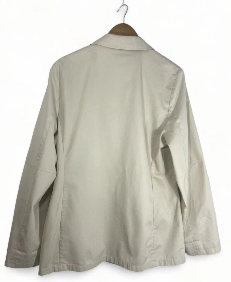 Chaqueta vintage Burberry London para mujer talla 48 color crema Foto 4 de 4