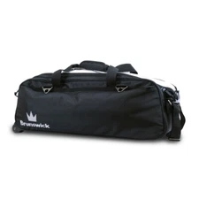 Brunswick Combat Black 3 Ball Tote Bowling Bag