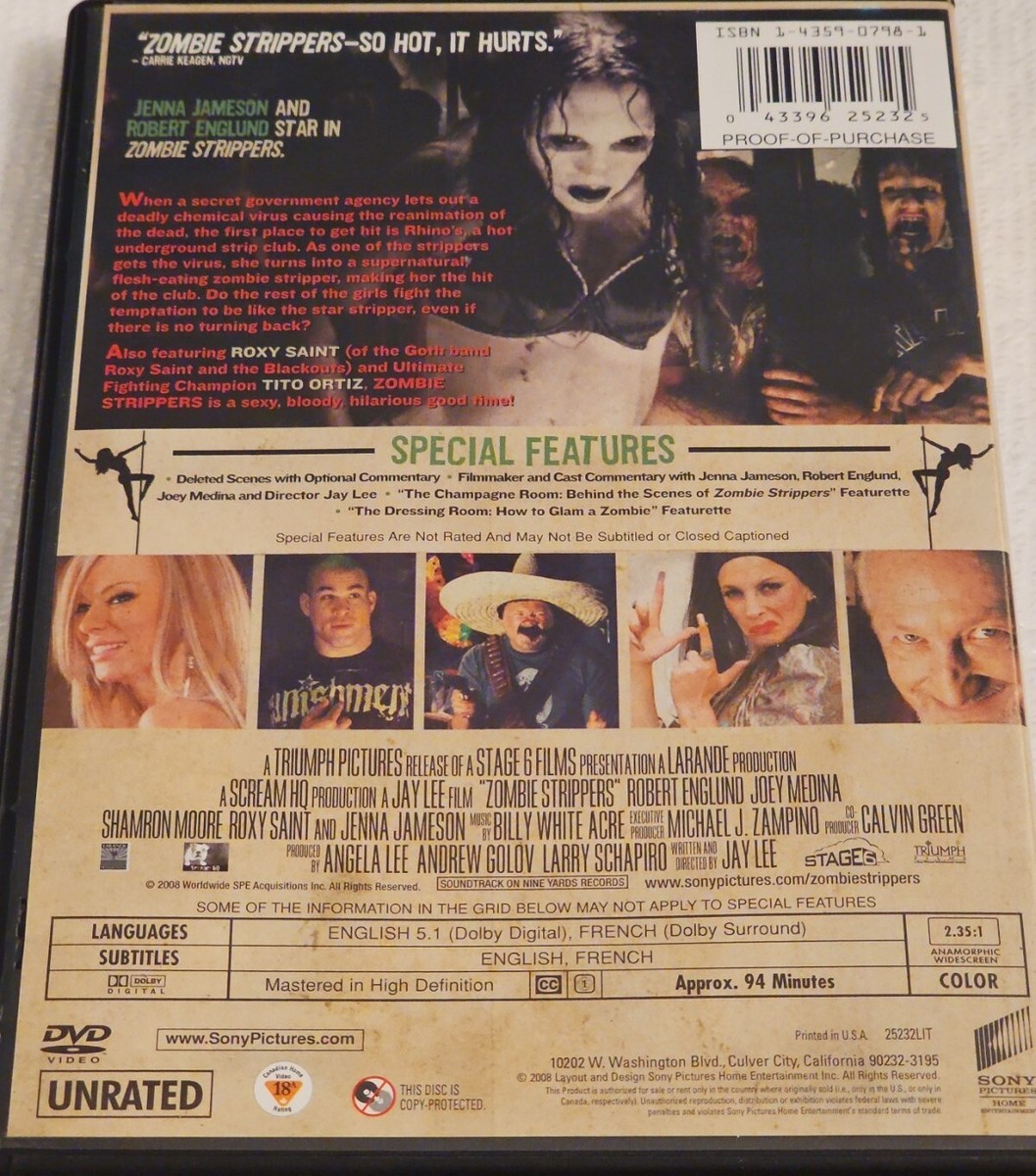 【DVD】ZONBIE STRIPPERS Amazon.com: Zombie Strippers (Unrated Special Edition