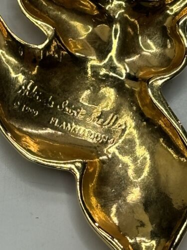RARE 1999 NIKI DE SAINT-PHALLE SIGNED LARGE “NANA” PENDANT LEATHER NECKLACE - Picture 8 of 9