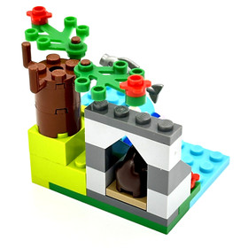 LEGO Friends 41046 Brown Bear's River 100% Compete with Instructions