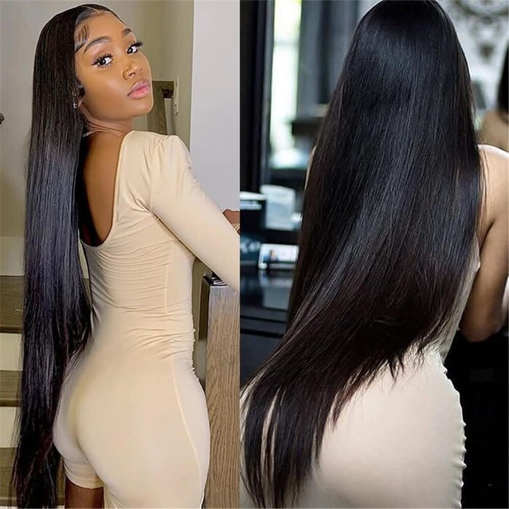 4 Straight Human Hair Bundles 18-24 Inch Brazilian Virgin Hair Extensions Amazon.com : Straight Hair Bundles Human Hair 4 Bundles 18  main image 3