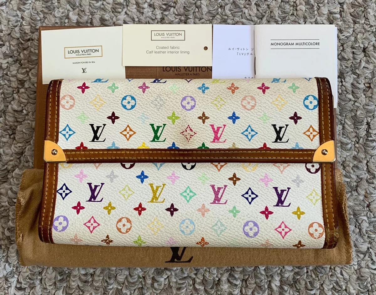 Louis Vuitton Takashi Murakami Black Monogram Multicolore Coated