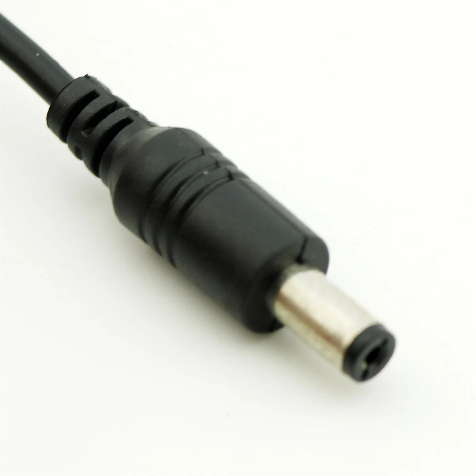 CCTV DC Power Socket Adapter Cable 5.5x2.1mm Male Plug to 3.5x1.35mm Male 1m/3ft - Image 4 of 4