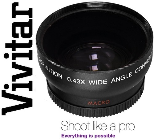 Wide Angle HD4 Optics With Macro Lens For Canon Powershot SX30 IS (With Adapter) - 第 1/3 張圖片