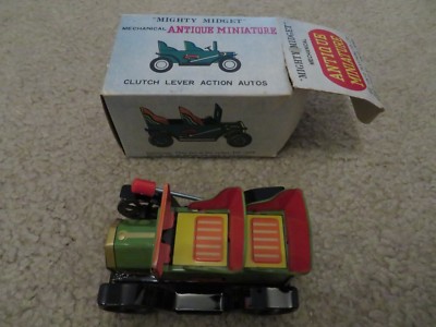 Mighty Midget Mechanical Antique Miniature Clutch Lever Action Nice with Box 
