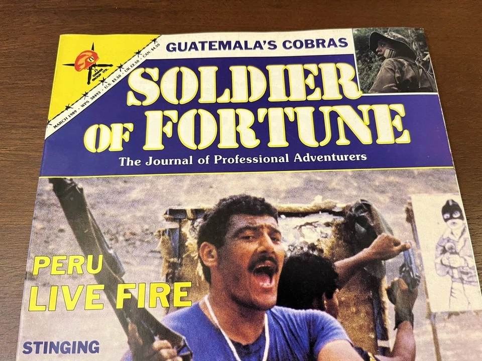 SOLDIER OF FORTUNE MAGAZINE MARCH 1989 PERU LIVE FIRE - Image 3 of 4