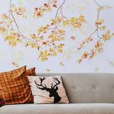 Sycamore Branches Stencil Kit - 3 pc kit Large Wall Stencils for Painting Walls