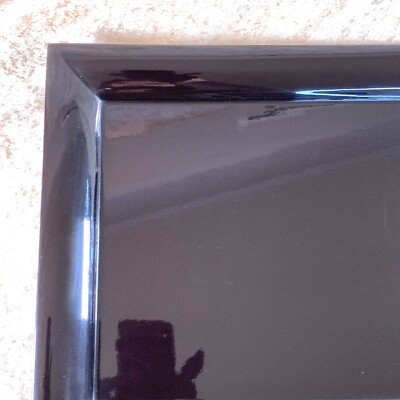 Hermes Paris Brown Lacquered Wooden Change Tray Vide Poche 37 x 33