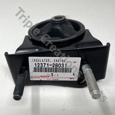 TOYOTA GENUINE 1237128031 INSULATOR, ENGINE MOUNTING, REAR 12371-28031