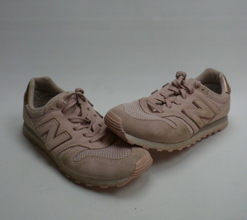 New Balance 373 Pink Suede Trainers 