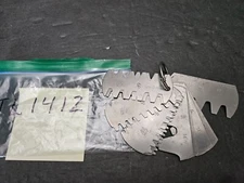 MORSE MACHINIST LATHE SET OF 12 INVOLUTE GEAR GAGES (TL1412)