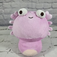MeWaii Mushroom Family Popeyed Crab Kawaii Plush Pillow Squish Purple