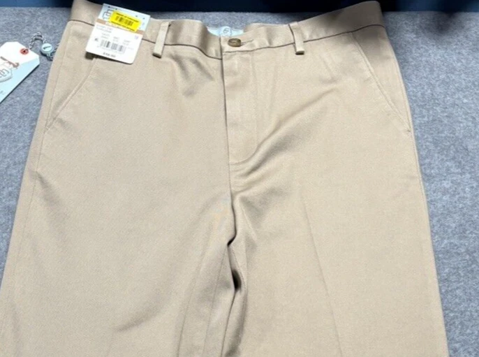 Pantalones de vestir Dillards clásicos de club para niños uniforme escolar talla 18 chino tostado nuevo con etiquetas precio de venta sugerido por el fabricante 48 Foto 2 de 4