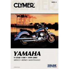 CLYMER Physical Book for Yamaha Vstar V-Star 1100 Custom Classic 1999-2009  M281
