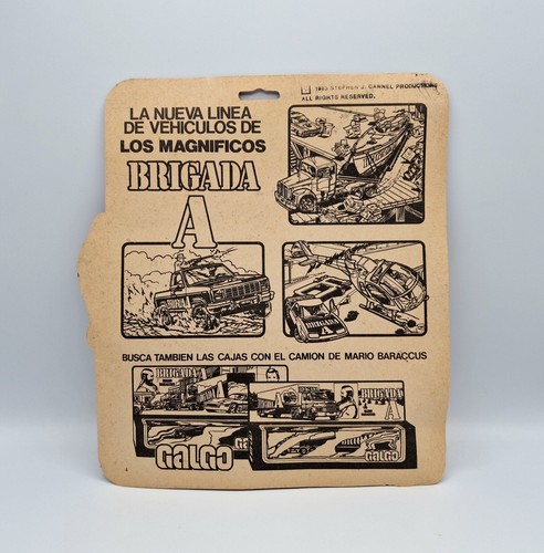 NEW 1983 VINTAGE GALGO ✧ A-TEAM ✧ BRIGADA A ARGENTINIAN MOC E156 - Picture 5 of 12